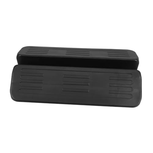 Gogogmee Non Slip Gate Ramp Durable Pedal for Doorway and Stairway Safety Easy Installation Pet Gate Accessory Height Gap Transition Black