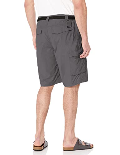 Image of Columbia Men's Regular Fit Shorts (AM4723 Cypress Heather Camo Print 40)