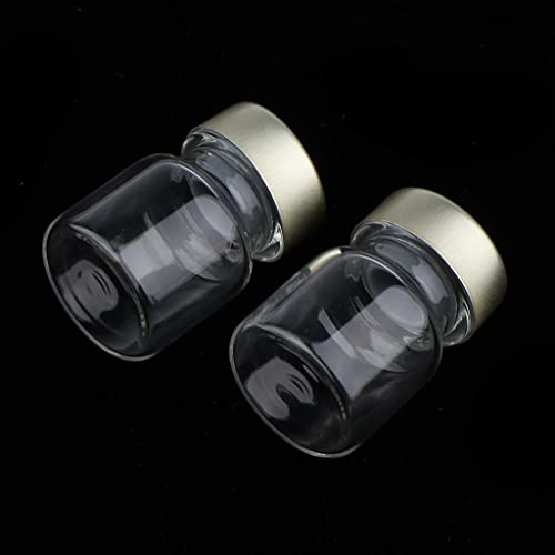 UJEAVETTE® 20Pcs Empty Sterile Glass Sealed Serum Vials Bottles Liquid Containers 3ml - Image 2