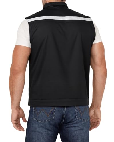 Image of Tool Vest for Men Electrician Reflective Work Vest Carpenters Multi-Pockets Safety Vests