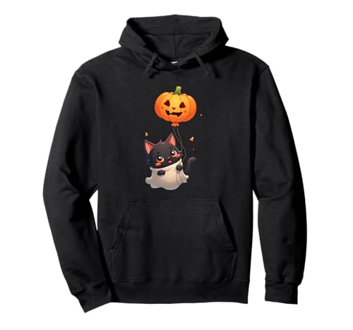 Cute Cat Halloween Pumpkin Spooky Cat Halloween �p�[�J�[