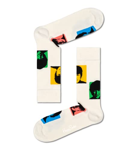 Happy Socks colorful and fun Socks, The Beatles 4-Pack Gift Set Size 9-113