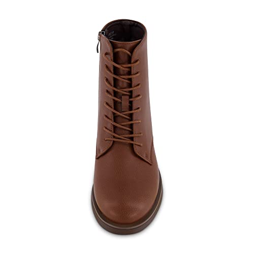 CUSHIONAIRE Women's Bespoke lace up Boot +Memory Foam, Wide Widths Available3