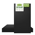 Noooza 2ft x 4ft Ceiling Tile - Easy Drop-in Installation – Waterproof, Washable and Fire-Rated - High-Grade PVC to Prevent Breakage Pack of 10, Black