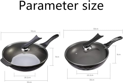 Wok antiadherente para inducción con tapa 32 cm miniatura 3