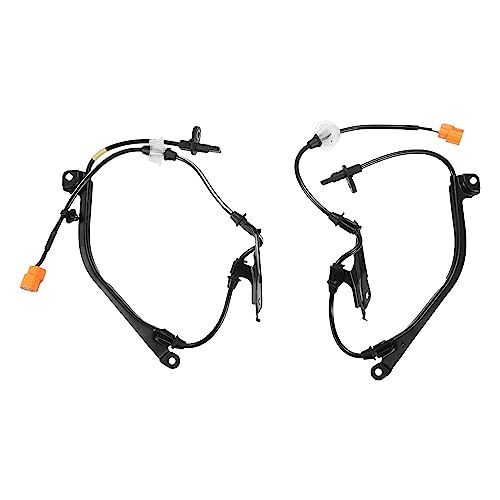 Motoforti Car Front Left Right ABS Speed Sensor, for Acura TL 2004-2008, Rubber, No.57450SEPA01/57455SEPA01, Black, 2 Pcs