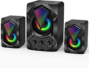 Computer Stereo 2 1 Channel USB Computer Speakers 9W 3W 2 Subwoofer Set Bass Reinforcement Stereo Speakers for