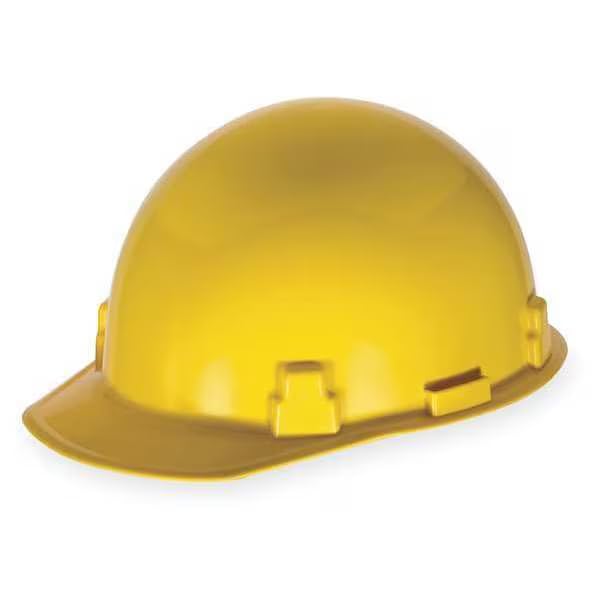 Hard Hat, Glass-Reinforced Nylon, 4 Point Ratchet, Type 1, Class G, Yellow, Mfr: 486959-A