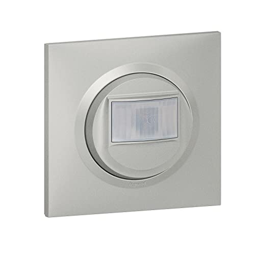 Legrand Dooxie LEG95034 Interauto 2 Wire CPT Automatic Switch Without Neutral with Square Plate Aluminium and Claws Aluminium