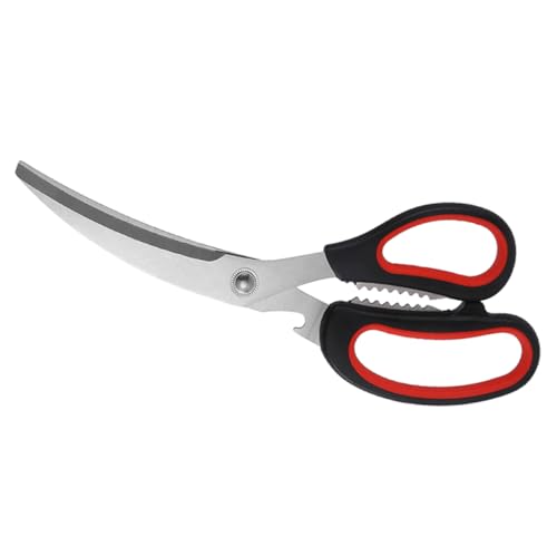 Unomor Kitchen Scissors for Meat Vegetables Heavy Duty Chicken Bone Shears with Ergonomic Grip Tightness for Cooking Tasks