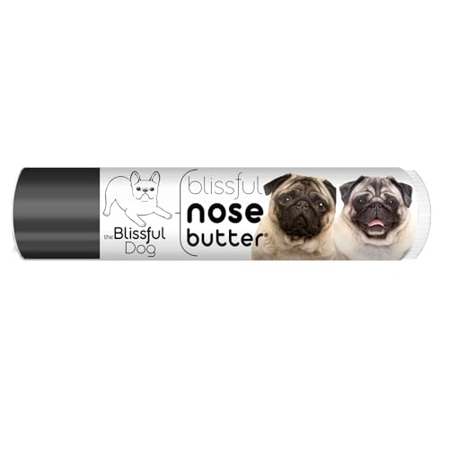 Image of The Blissful Dog Fawn Pug Nose Butter, Versatile Dog Nose Balm for Dry Nose, Handcrafted Nose Moisturizer, Easy-to-Apply Dog Essentials, Unscented, 0.15 oz.