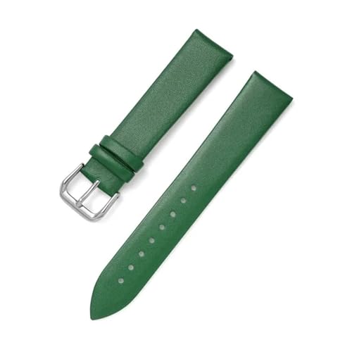 [BQVJKATRN] 8mm 10mm 12mm 13mm 14mm 15mm 16mm 17mm 18mm 19mm 20mm 21mm 22mm Ultra Thin Leather Watch Strap Soft Plain Waterproof