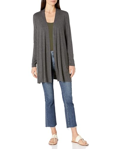 Image of Amazon Essentials Women's Long-Sleeve Open-Front Long Cardigan