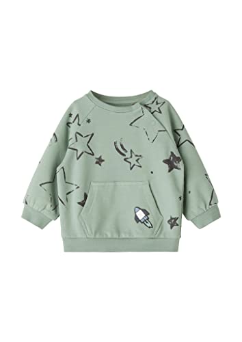 S.Oliver Baby - Jungen 10.1.14.14.140.2122440 Sweatshirts, Grün, 86 EU