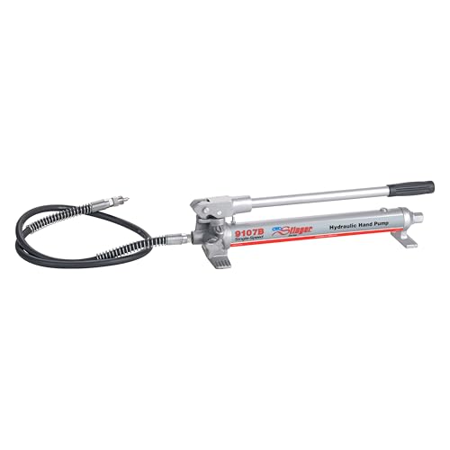 Image of OTC 9107B Single-Speed Hydraulic Hand Pump - Ideal for Single Acting Rams; Develops up to 10,000 PSI Operating Pressure