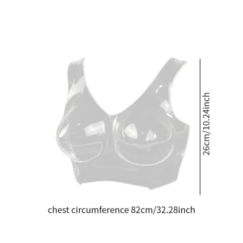 UGPLM Bra Underwear Display Stand Prop Clear Portable Showcase Torso Display Form Mannequin Model for Store Bedroom Dressing Room, Bra