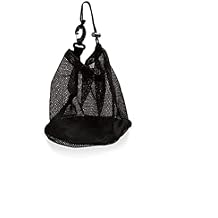 Tandem Sport Individual Volleyball Mesh Bag - Clip On Ball Holder for Backpack or Duffle - Gift for Volleyball Players - Black