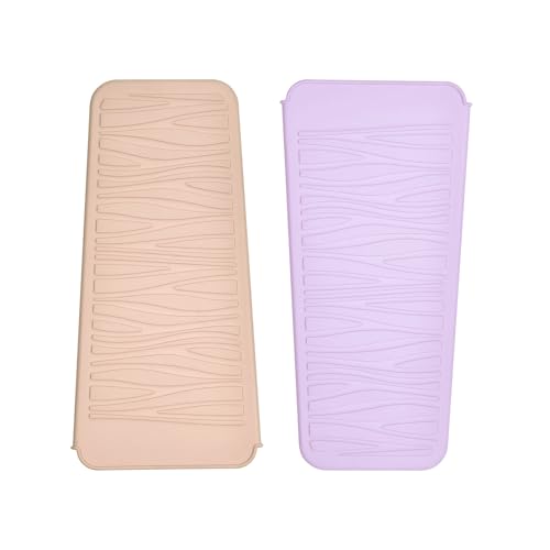 EIOKIT Silicone Heat Resistant Travel Mat Pouch for Hair Straightener, Crimping Iron, Curling Wand, Flat Iron, and Styling Tools