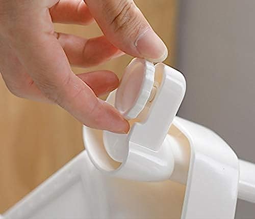 Estante de esquina de 3 niveles Baño Organizador plástico impermeable con agujeros de drenaje Espacio ahorrando espacio Estante de almacenamiento para ducha Cocina Encimera Triángulo Diseño Sostiene l
