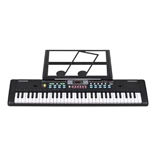 Électronique clavier Piano 61 Touches USB Orgue Électronique Piano Électrique Clavier Électronique Numérique Affichage LED Avec Microphone 16 Tons 10 Rythmes - Les Beatles, Paul McCartney, John Lennon, RIngo Starr, George Harrison
