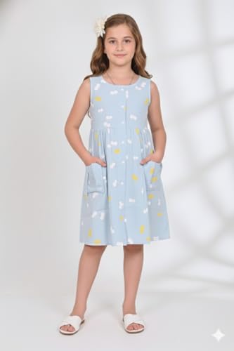 Image of VIKITA 2017 Girls Embroidery Cotton Long Sleeve Flower Dresses LH5460 for 1-8 Years ?-