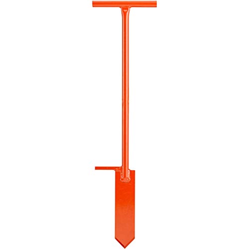 Jim-Gem Speedy Dibble Tree Planting Bar Lightweight Steel Planting Tool with Beveled Arrow Point 35-7/8 in. Length Ideal for Seedlings and Saplings