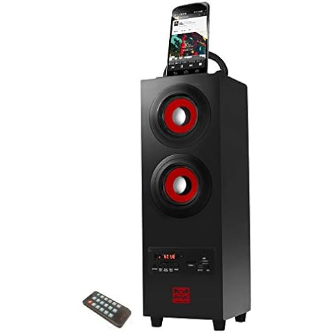 Sumvision Tragbare Wireless Bluetooth Tower Lautsprecher Torre Bluetooth Tower Lautsprecher Ständer für Handy iPad Samsung Galaxy Cover