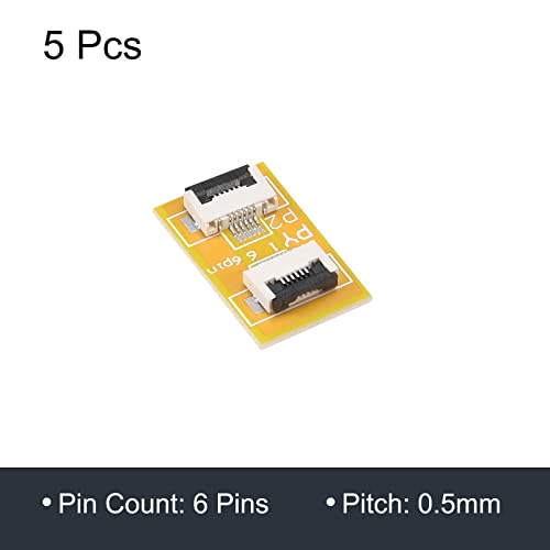 MECCANIXITY FPC Extension Board 6 Pin 0.5mm Pitch Pack 5 miniatura 3