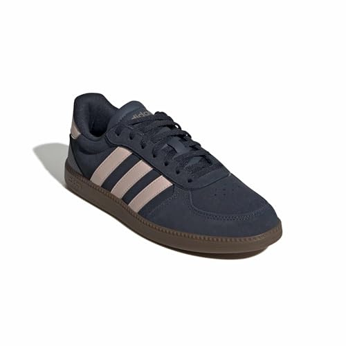 Image of adidas Womens Breaknet Sleek Sneakers Shoes Casual - Brown