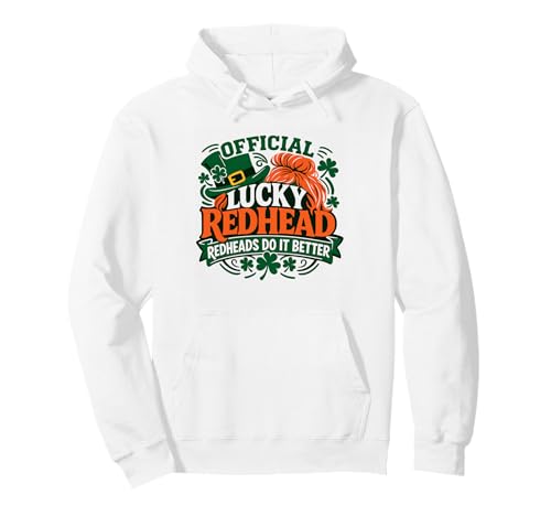 Lucky Redhead St Paddys Day �ߑ� �A�C���b�V�� �W���W���[ ���[���A �W���[�N �p�[�J�[