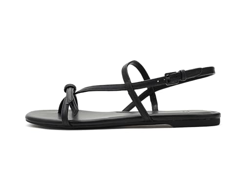 Image of kate spade new york Loop Smooth Leather Flat Sandal