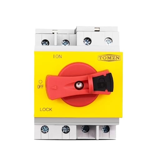 Interruptor aislador de pista 4P evita arcos eléctricos a 1200V 32A