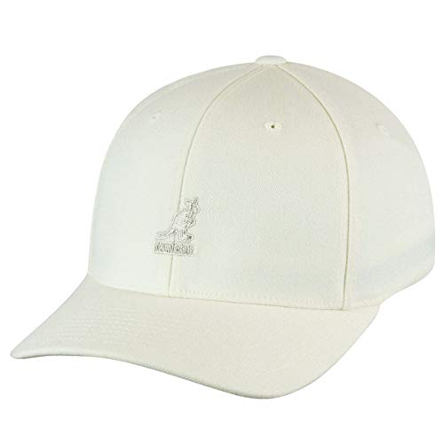 Kangol Wool FlexFit Baseball White 