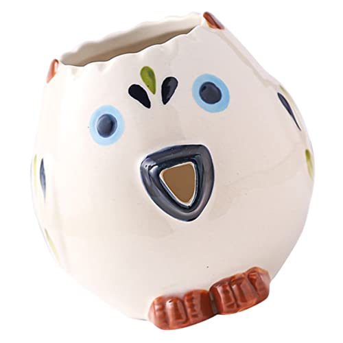 Cabilock Egg Yolk Separator Tool Ceramic Egg Divider Kitchen Supply Adorable Owl Shape Design