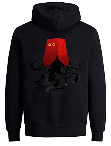 Sweat à capuche black octopus fini les pulls basiques trouvez le style original