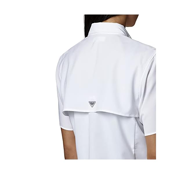 Columbia-Womens-PFG-Tamiami-II-UPF-40-Short-Sleeve-Fishing-Shirt Columbia Women's PFG Tamiami II UPF 40 Short Sleeve Fishing Shirt, White, Medium