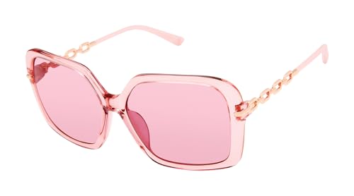 Gwen Stefani L.AM.B. LA599 Oversized 70's Square Sunglasses for Women, 58 mm, UV400 Protection