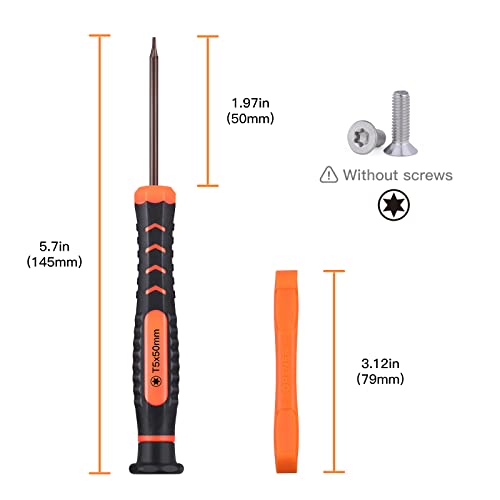 JOREST Enkele precisie schroevendraaier, T5 Torx beveiliging met een Spudger, laptop,enz., om onderdelen te repareren, reinigen, vervangen - Afbeelding 3