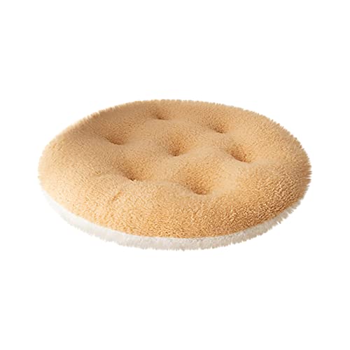 Xmiral Coussin de Chaise en Peluche Super Doux et Confortable Coussin de Chaise Chaud d'hiver antidérapant Petit Coussin D Allaitement (D)