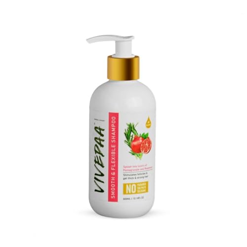 Herbal Luxury Hair Growth Smooth & Flexible Shampoo | Stimulates Follicles and Fight Hairfall | Sulphate Free | Thick and Strong Hair | 300 ML