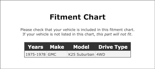 Locking Hub Service Kit Compatible With GMC K25 Suburban 4WD 1975 1976 1977 1978 PC-396134