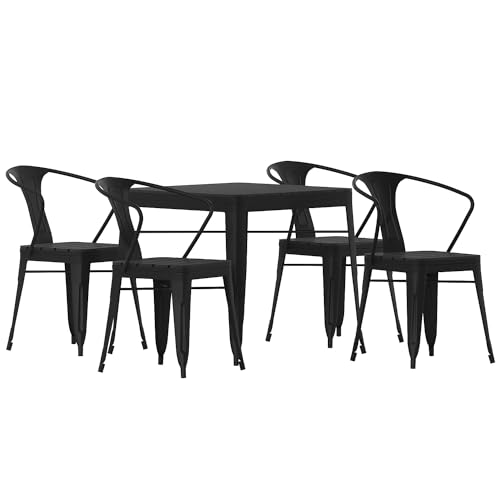 Flash Furniture 5-Piece Square Set
