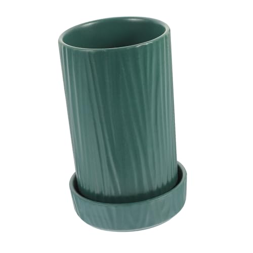 AKOOSY Porta Cubiertos Escurridor De Utensilios De Cocina Cerámico Soporte Compacto Para Cucharas Tenedores Y Palillos Organizador De Mesa 5.59X3.54X3.14In