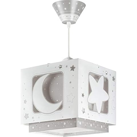 Dalber 63232E - Lámpara Colgante Luna Gris Cover