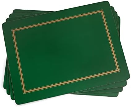 Pimpernel 2010648044 Placemats, One Size, Emerald Green