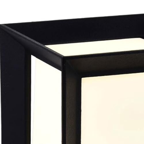 Lanterne pilier E27 en aluminium étanche IP65 pour l'éclairage extérieur de villa