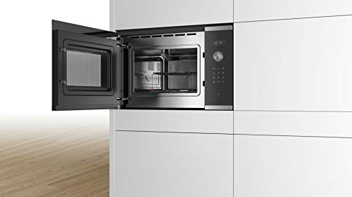 Bosch BEL554MS0 Serie 6 Inbouwmagnetron, 38 x 59 cm, 900 W, draaitafel 31,5 cm, deuraanslag links, AutoPilot 8 8 automatische programma's, reinigingsondersteuning, led-touchdisplay - Image 5