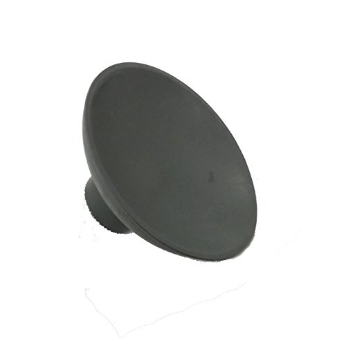herco 334 diameter heavy duty neoprene suction cup - male threads - grey