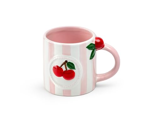 Taza cerámica Fruit Stripe para café de 14 oz miniatura 1