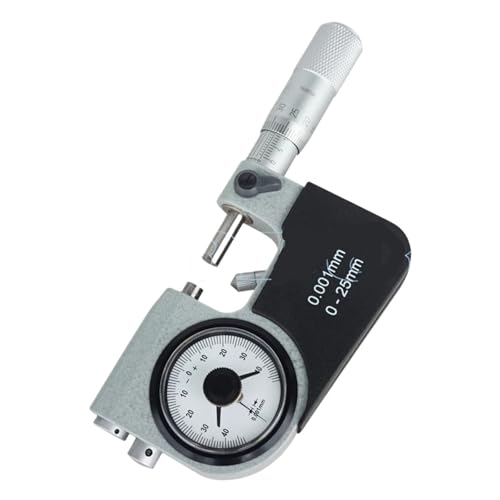 0-100MM Lever Outside Diameter Indicator snap Micrometer with dial Bulk Parts Measuring Ruler Industrial Grade Screw Gauge(25-50mm)